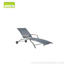 Adjustable Backrest With Comfortable Sun Lounger Structure